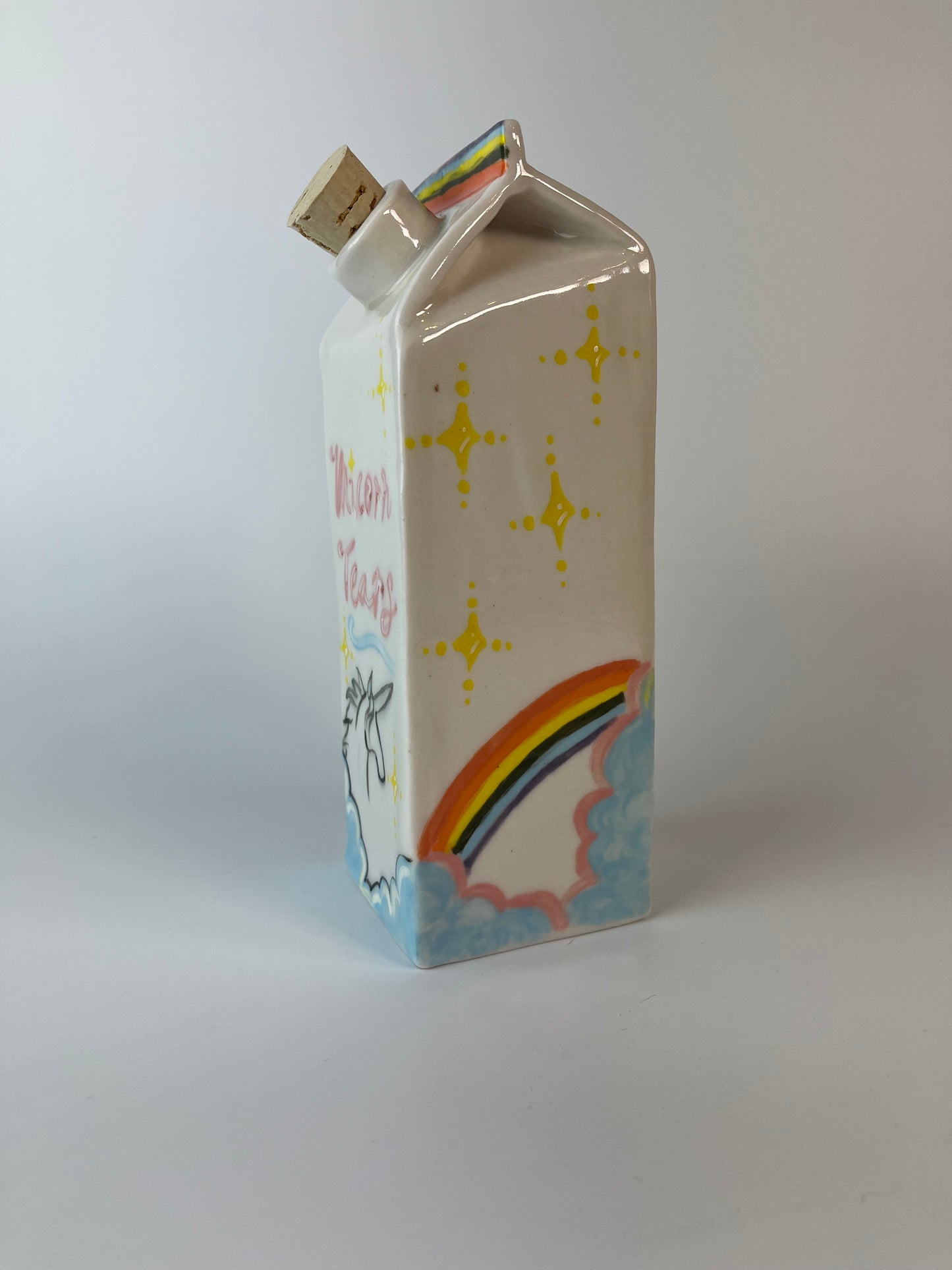 Unicorn Tears - Porcelain Milk Carton