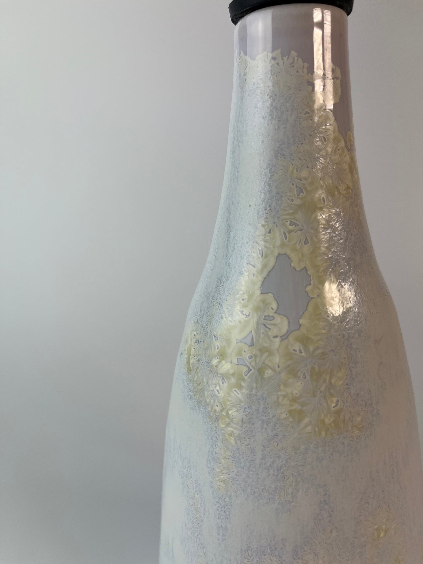 Crystal Glaze Oil Bottle with Gold Spout - 1