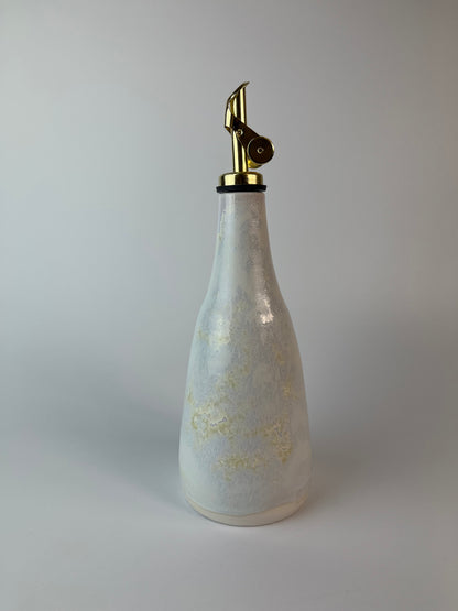 Crystal Glaze Oil Bottle with Gold Spout - 1