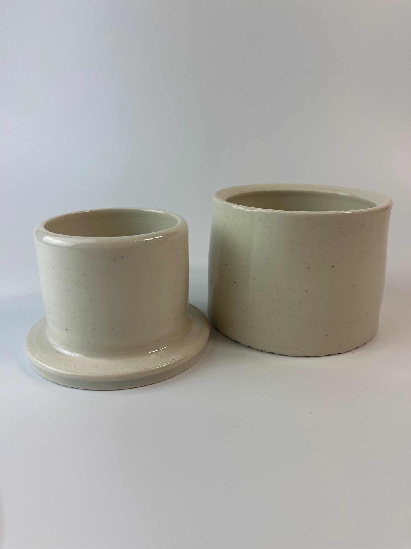 Butter Crock - secret bird