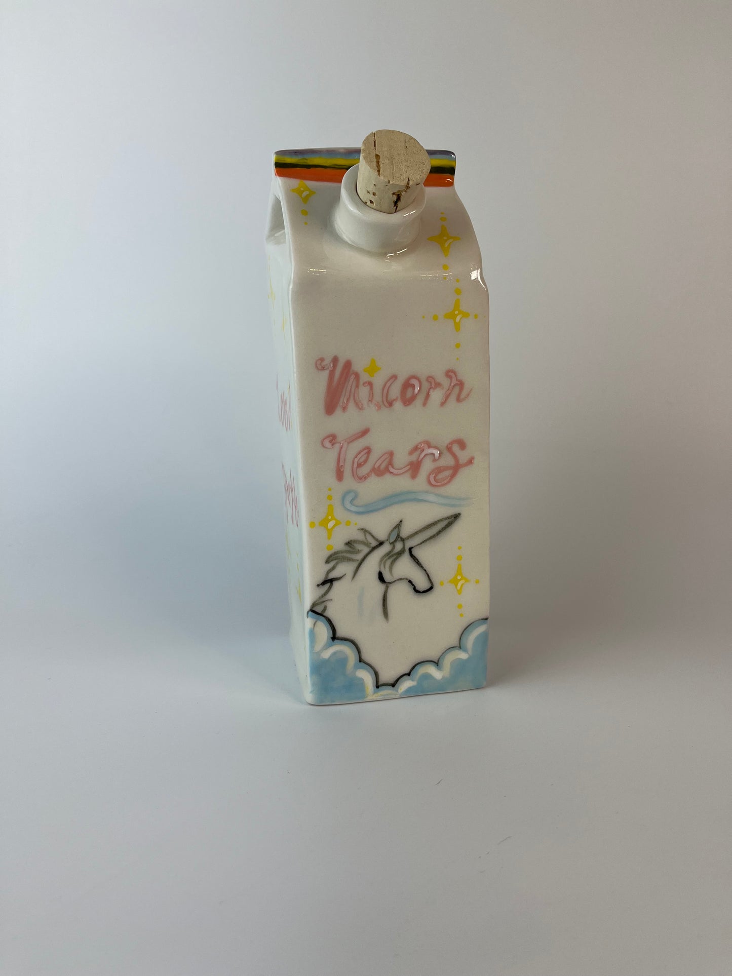 Unicorn Tears - Porcelain Milk Carton