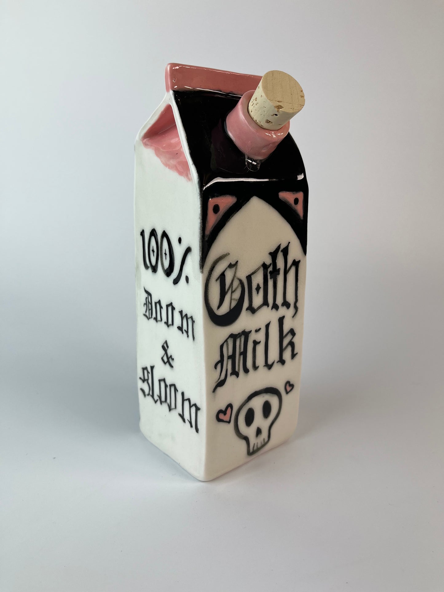 Goth Milk - Porcelain Milk Carton