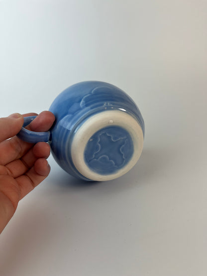 Cloud Cappuccino - water etched