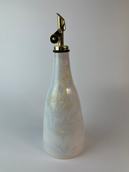 Crystal Glaze Oil Bottle with Gold Spout - 1