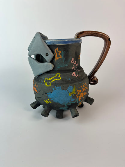 Anarchy Mini Mug - Ready to Ship Blue