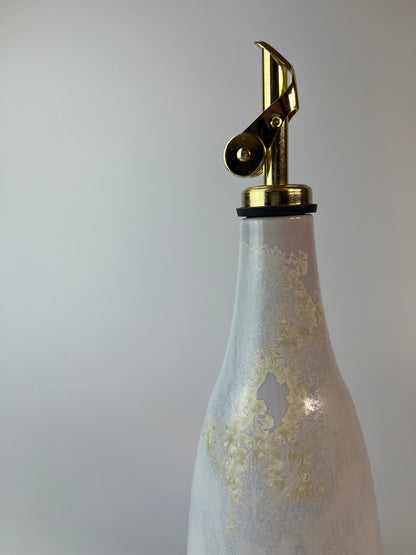 Crystal Glaze Oil Bottle with Gold Spout - 1