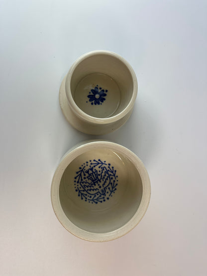 Butter Crock - secret bird