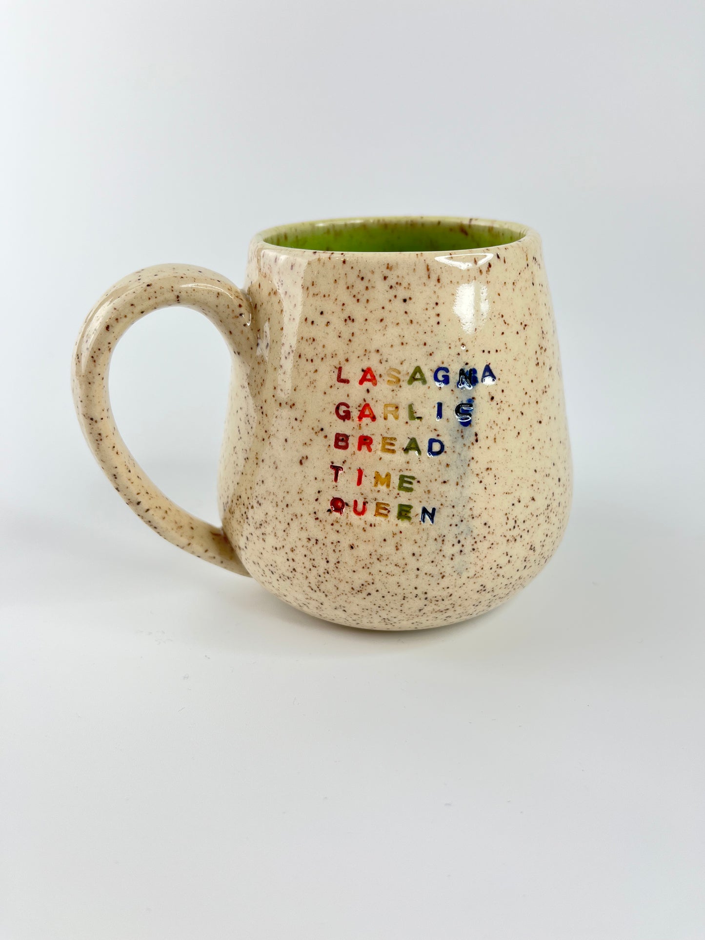 Lasagna, Garlic, Bread, Time, Queen - Mug 1