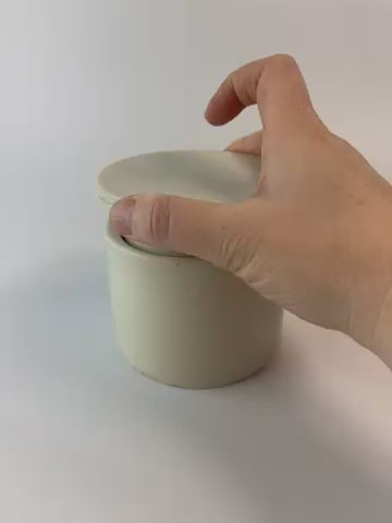 Butter Crock - secret bird